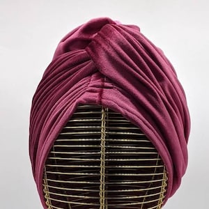 Velvet turban; Velvet headwap; Vintage inspired turban