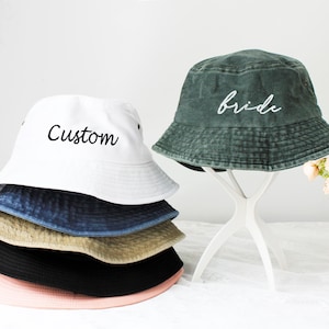 Custom Bucket hat Embroidered Outdoor hat Hiking hat Custom Personalization Sun hat Camping hat Summer hat Travel sun hat,Christmas Gift